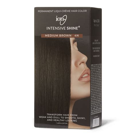Ion Intensive Shine Hair Color Kit Medium Brown 4n Hair Color Kit Sally Beauty