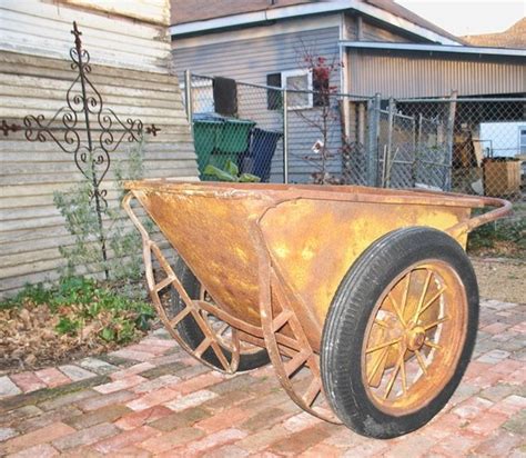 Wheelbarrow(old cement mixer) | Collectors Weekly