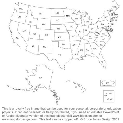 Us Map With State Names Printable Usa 50 State Outline Printable