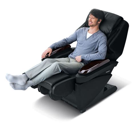 Panasonic Ep Ma70 Real Pro Ultra Full Body 3d Massage Chair With Heated Massage Rollers Black