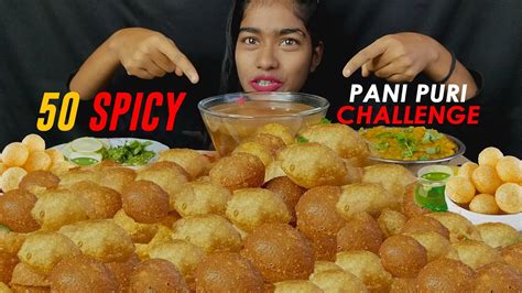 50 Spicy Pani Puri Challenge Compilation Spicy Golgappe Challenge