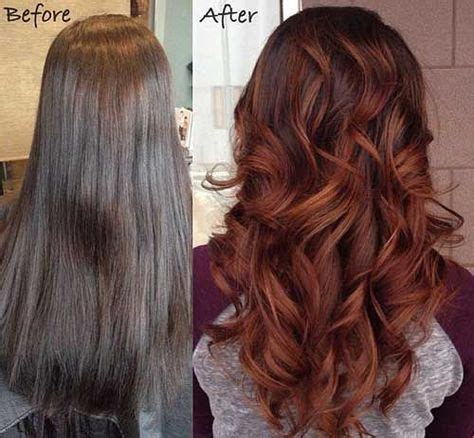 Elle est idéale aussi pour celles qui souhaitent twister leur brun habituel ou illuminer la chevelure naturellement rousse. Image result for auburn balayage | Hair color auburn, Dark ...