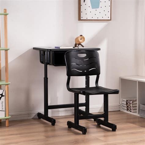 Zimtown Kids Desk With Chair Sets Adjustable Student Desk And Chair