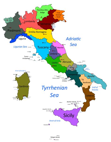 Regions of the Italian Republic [OC] : MapPorn