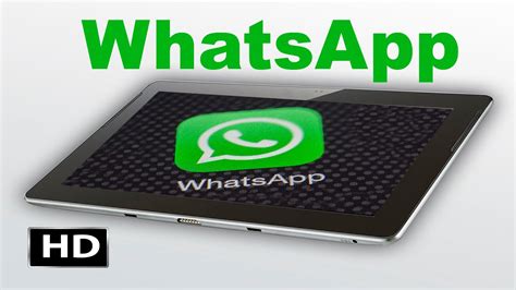 Cómo Instalar El Whatsapp En Una Tablet Youtube