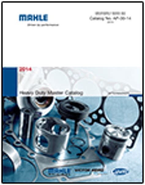 Mahle Aftermarket North America Engine Parts Catalogs