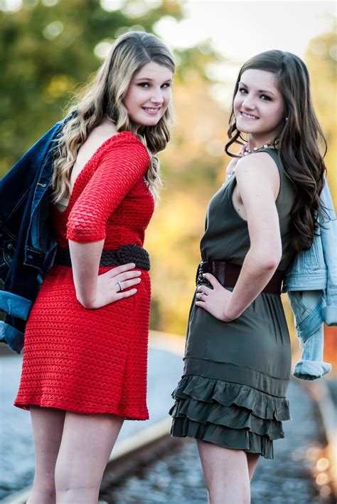 Sisters Railroad Tracks Senior Portraits By Cherished Moments By Court Photography Located In