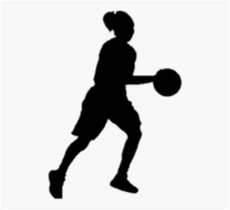 Basketball Girl Silhouette Image Transparent Download Basketball