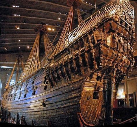 Swedish Warship Vasa It Sunk On 1628 And Was Recovered In Ocean In