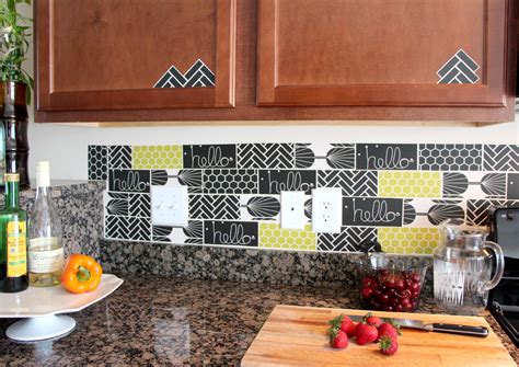Peel And Stick Kitchen Tiles Tutorial Spoonflower Blog