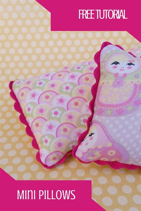 Free Tutorial For Little Pillows Victoria Peat