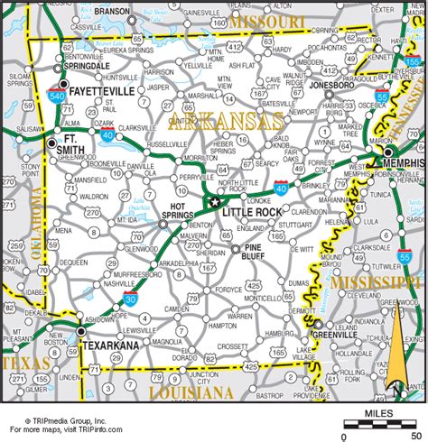 Arkansas Road Map Ar Road Map Arkansas Highway Map