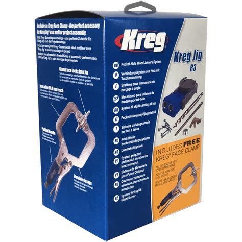 Bundle Kreg Jig R3 With 2 Face Clamp Screw Kit Screw Selector
