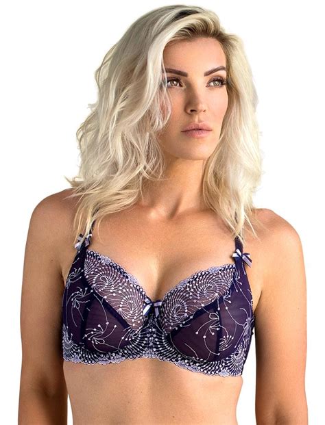 fit fully yours nicole see thru underwire lace bra purple lilac bras and honey usa