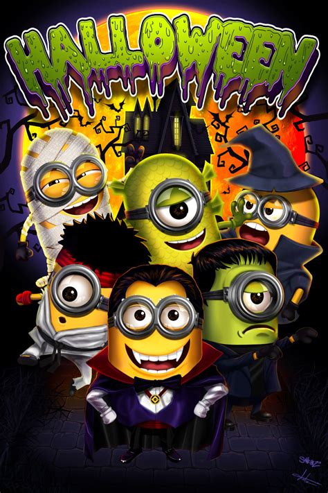 Pin By Darla Price Bell On Halloween Backgrounds Minion Halloween Minions Wallpaper Minions