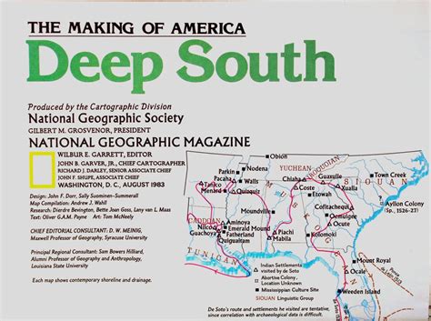 Deep South Vintage Map Cartography Maps The Making Of