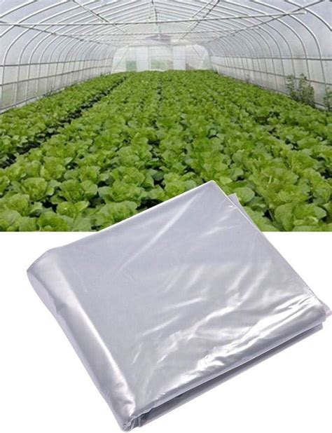 3x10m Garden Grow Polytunnel Cover Clear Heavy Duty Polythene Plastic
