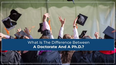 What Is The Difference Between A Phd And A Doctorate Boost Education