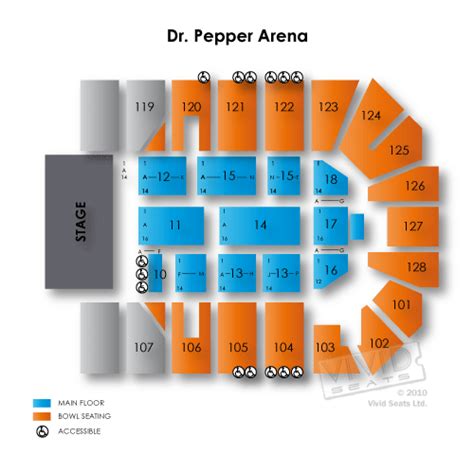 Dr Pepper Arena Seating Chart Vivid Seats