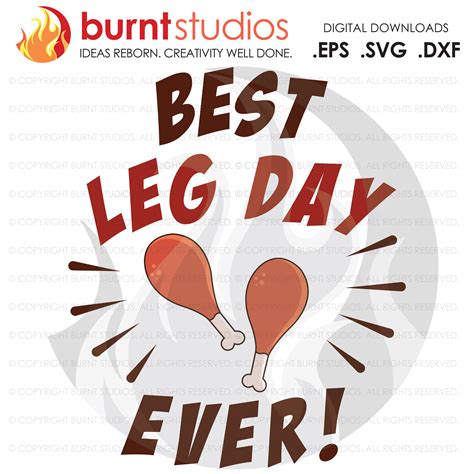 Best Leg Day Ever Turkey Leg Drumstick Turkey Workout Thankful