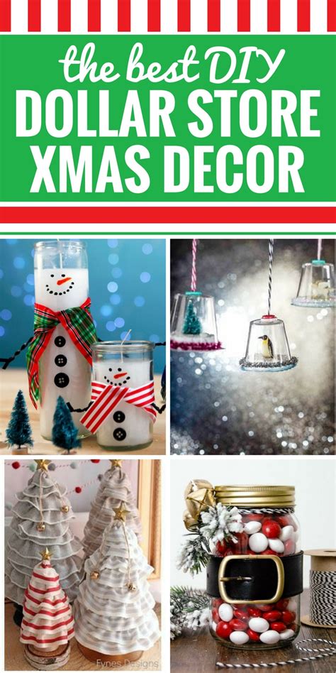 Diy Dollar Store Christmas Crafts Detail With Full Images All