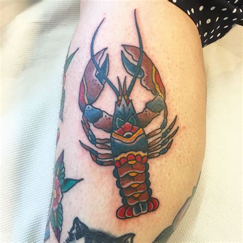 Traditional Lobster Tattoo Lobster Tattoo Tattoos Piercing Tattoo
