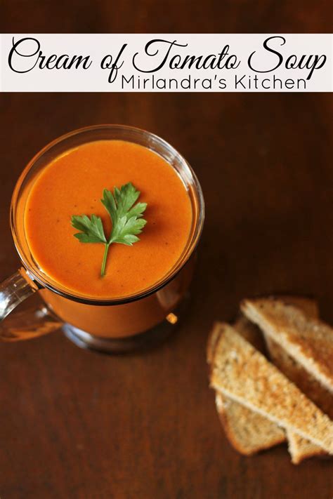 classic creamy tomato soup this simple recipe makes a delicious drinking soup just like mom