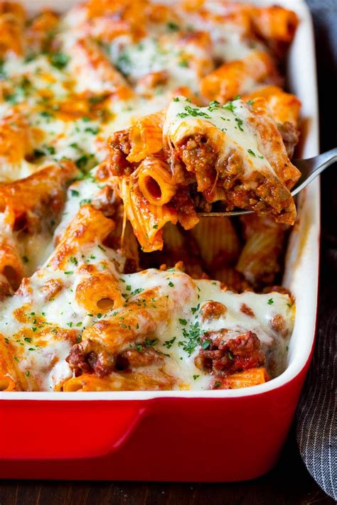 Oven Baked Pasta Dishes Diary