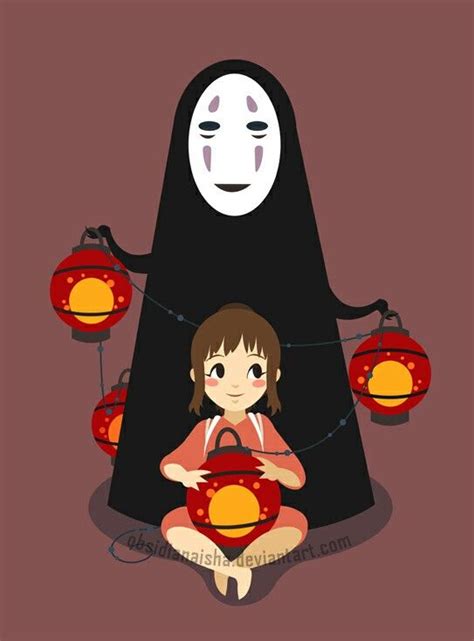 Chihiro And No Face La Città Incantata Come Disegnare Ghibli