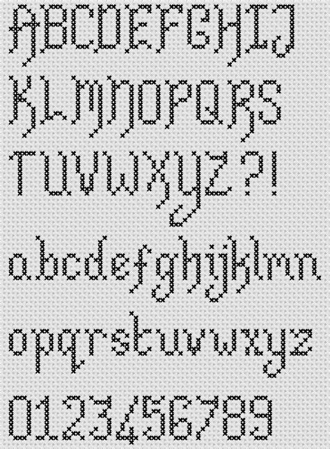 Cross Stitch Alphabets Four Complete Alphabets By Mkdesignart Hand