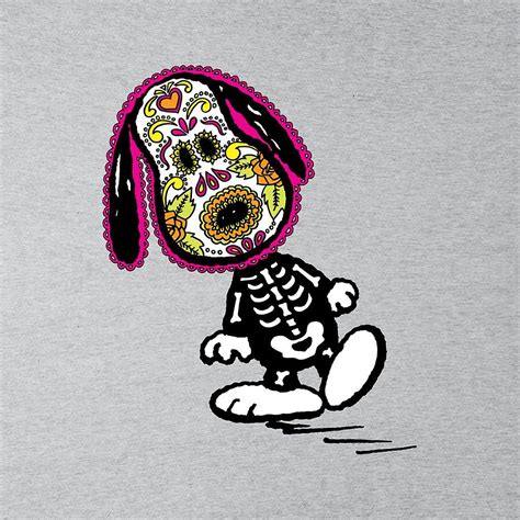 Peanuts Cinco De Mayo Skeleton Snoopy Womens T Shirt Fruugo Us