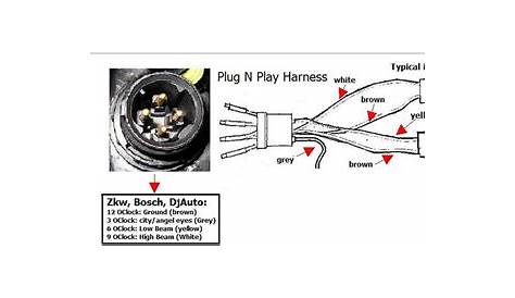 Headlight Socket Wiring Diagram - Cadician's Blog
