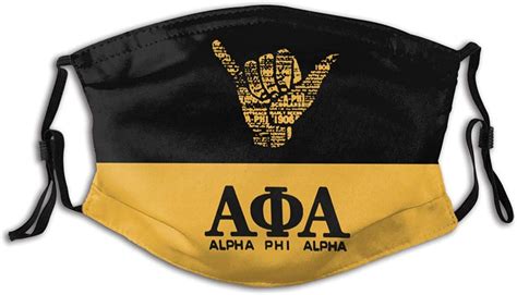 Alpha Phi Alpha Adults Mouth Mask Washable Reusable