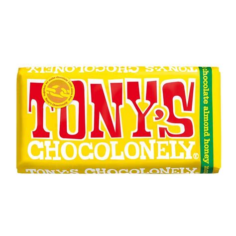 Tony S Chocolonely Milk Chocolate Almond Honey Nougat 180 Gr Garage