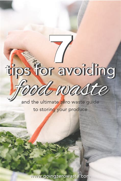 7 Ways To Avoid Food Waste Going Zero Waste