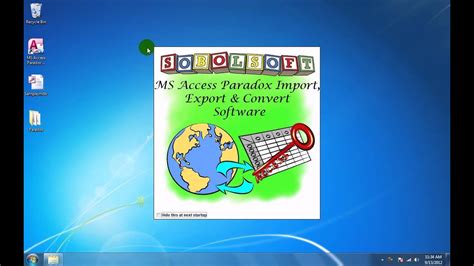 How To Use Ms Access Paradox Import Export And Convert Software Youtube