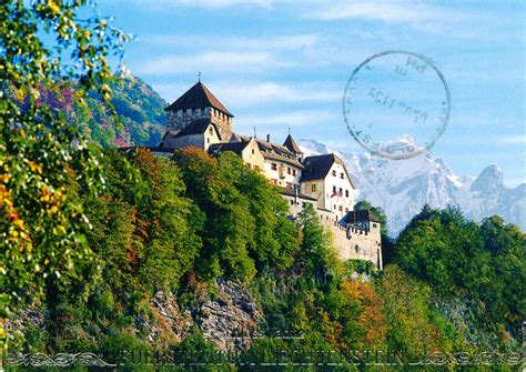 The principality of liechtenstein (german: WORLD, COME TO MY HOME!: 0791, 1809 LIECHTENSTEIN - Vaduz Castle