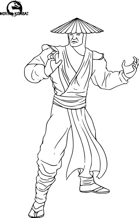 Mortal Kombat Coloring Page Free Printable Coloring Pages On Coloori
