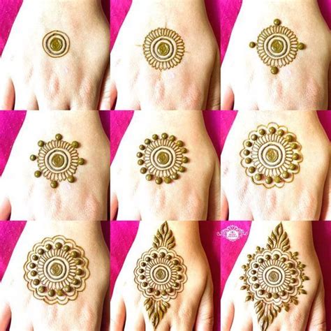 20 Step By Step Mehndi Designs For Beginners Henna Designs Hand
