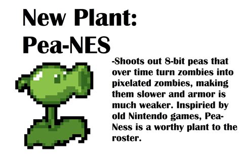 New Plant Concept Pea Nes Rplantsvszombies