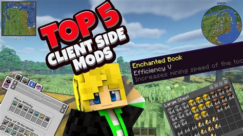 Top 5 Client Side Mods For Minecraft 119 Part 1 Creepergg