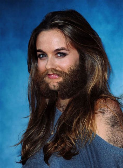 Female Celebrities With Beards And Chest Hair ~ Damn Cool