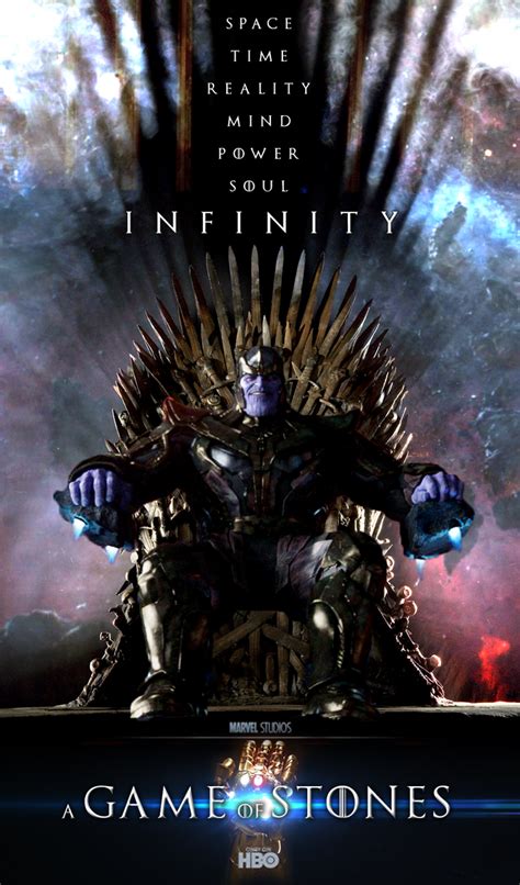 No Spoilers A Game Of Stones Thanos On The Iron Throne X Post R