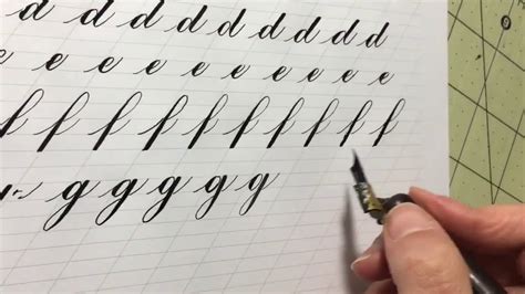 Once again, if you are not satisfied with the. How to Write the Lowercase Copperplate Alphabet: A-N ...