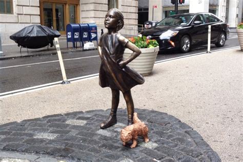Artist Places Then Removes Pug Sculpture ‘pissing On ‘fearless Girl Mrctv