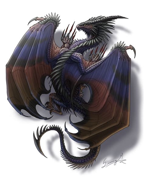 Dragon tattoo commission for AlixHiddleston by Sunima on ...
