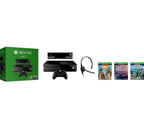 Xbox One 500gb Console With Kinect Bundle Includes Chat Headset