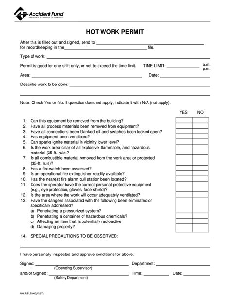 Work Permit Template Fill Out And Sign Online Dochub