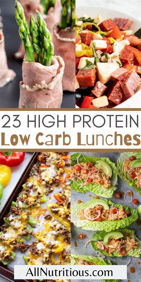23 High Protein Low Carb Lunch Ideas Artofit