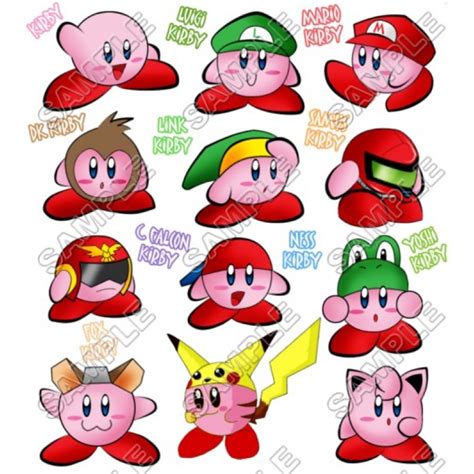 Kirby T Shirt Iron On Transfer Decal 1